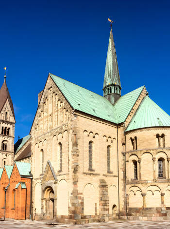Visit Ribe Cathedral, one of the main attractions of the town.