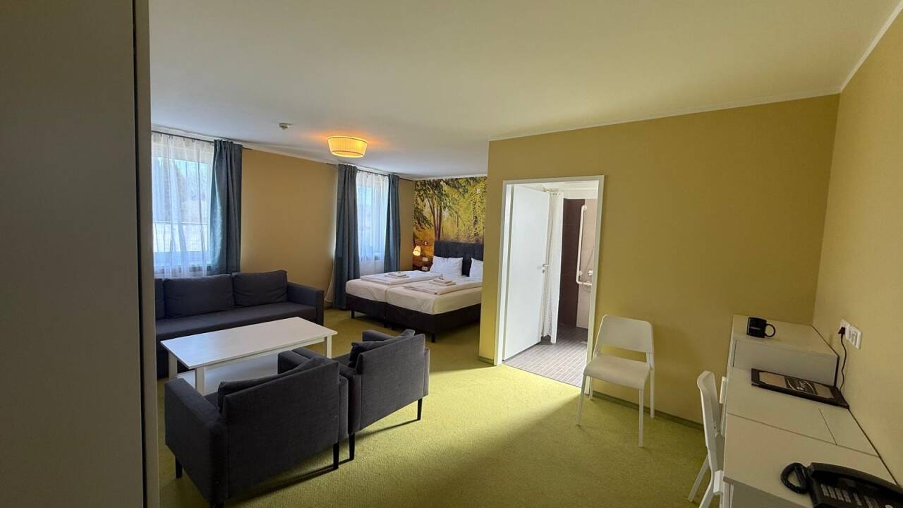 Spacious accommodation makes travelling for a larger party easy and comfortable.