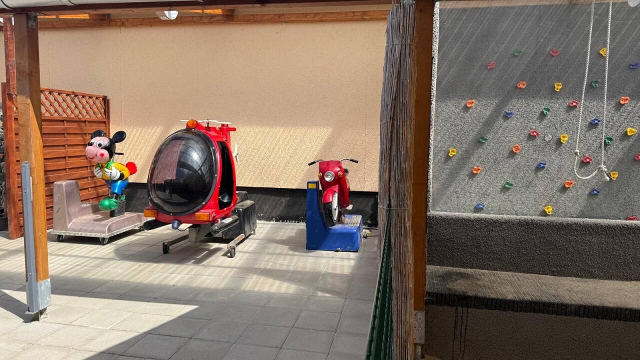 The hotel is child-friendly and has a playground for the youngest guests.