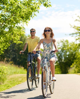 Området er ideelt for sykkelturer. Oppdag for eksempel landskapet langs den 250 km lange Elster Radweg.
