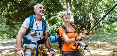 Gut ausgeschilderte Wanderwege helfen Ihnen, die Umgebung zu entdecken.