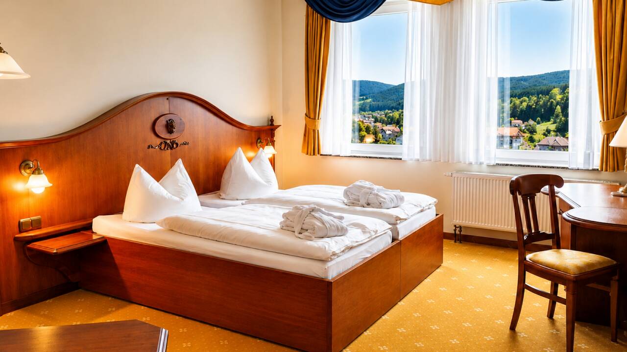 The rooms are cosy, and all have a private bathroom.