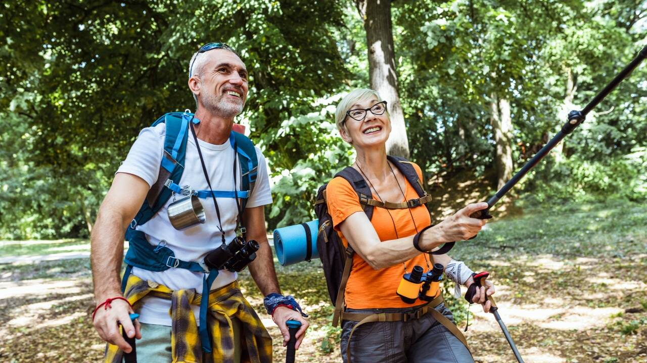 Well-marked hiking routes help you discover the area.