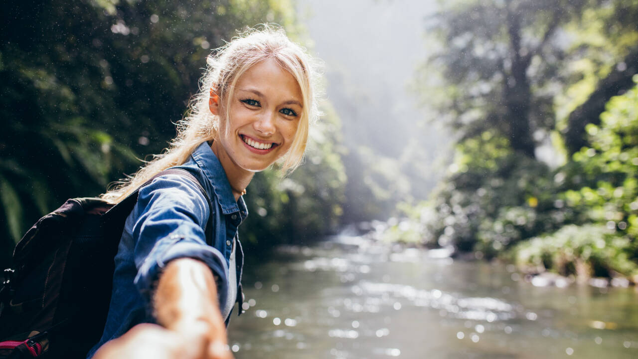 Well-marked hiking routes help you discover the area.
