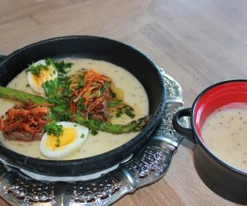 Das Restaurant des Gasthofs serviert gute und traditionelle dänische Gerichte aus saisonalen Zutaten.