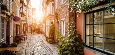 Du bor innen gangavstand fra Bremens sjarmerende Altstadt, hvor du kan oppleve Schnoor-distriktet