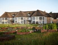 The hotel has its own herb garden and the fresh herbs are used extensively for cooking in the kitchen.