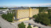 Hotellet är beläget i Malmös Stadionområde, med närhet till Mobilia och Pildammsparken.