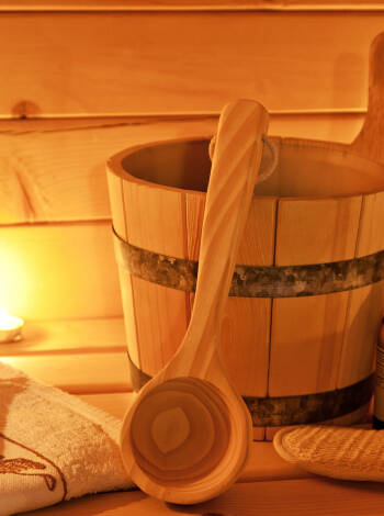 I ert hotellpaket ingår gratis bruk av hotellets bastu och relaxavdelning, samt gym.