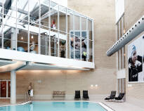After a day full of activities, you can relax in the hotel with a steam room, sauna and indoor swimming pool.