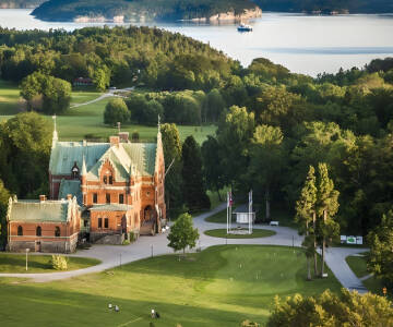 Besuchen Sie Schloss Torreby um eine Runde Golf zu Spielen.