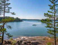 Breathe in the fresh air as you explore the beautiful natural surroundings of the Stockholm archipelago