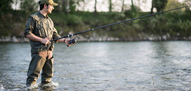 Es gibt sehr gute Angelmöglichkeiten in der Umgebung.