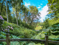 Besøg Rottneros blomster- og skulpturpark i Sunne.