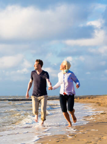 Der Nordseestrand ist nur wenige Kilometer von St. Michaelisdonn entfernt.