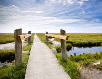 Discover the stunning Wadden Sea area - just a short drive from the hotel.