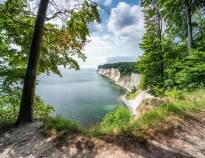 The picturesque island of Rügen is just a few minutes' drive from Stralsund.