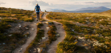 Das Rødungstøl Høyfjellshotel hat eine wunderschöne Lage in Rødungen - perfekt für einen Wanderurlaub.