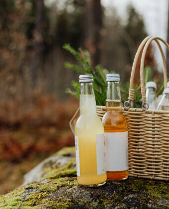 Das Hotel bietet verschiedene Outdoor-Aktivitäten und lokale Gerichte mit Aromen aus dem Wald.