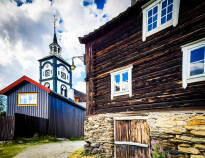 Røros, a UNESCO site since 1980, blends history and modern life.