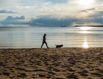 Unternehmen Sie einen Strandausflug zum Varamon-Strand am Vättern-See, dem zweitgrößten See Schwedens.