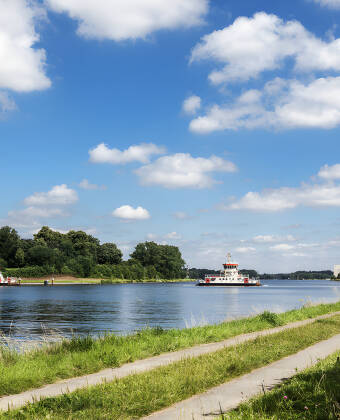 Rendsburg i Slesvig-Holsten ved Kielerkanalen og Ejderen.