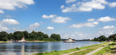 Rendsburg i Slesvig-Holsten ved Kielerkanalen og Ejderen.