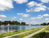 Rendsburg in Schleswig-Holstein on the Kiel Canal and the River Eider.