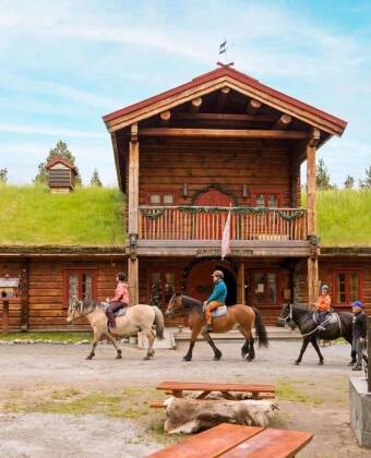 Horse riding offers another way to experience Savalen’s scenery.