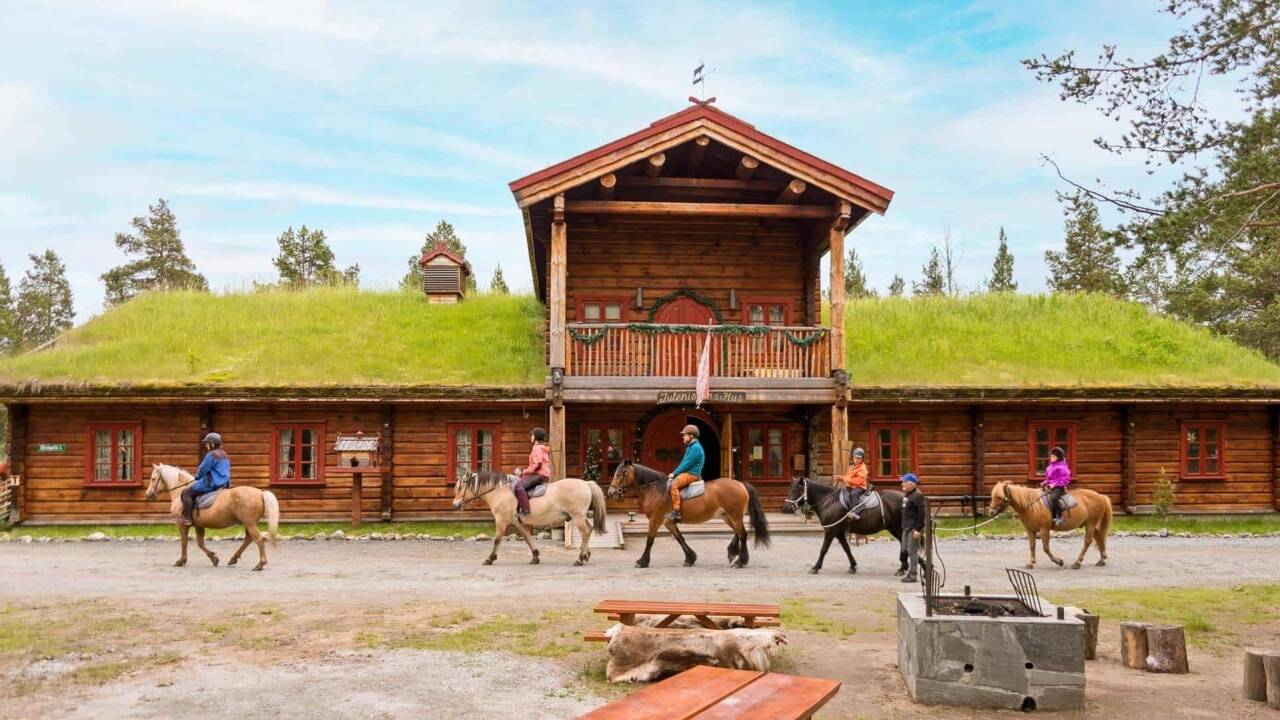 Horse riding offers another way to experience Savalen’s scenery.