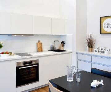 De fuldt udstyrede køkkener giver dig mulighed for at tilberede dine egne måltider.