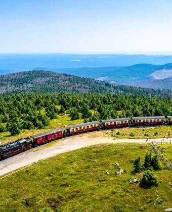 Varför inte ta en tur till Brocken på smalspårsjärnvägen?