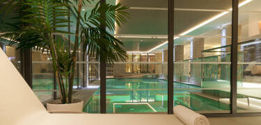 Der große Wellness- und Spa-Bereich bietet verschiedene Möglichkeiten, sich vollends zu entspannen.