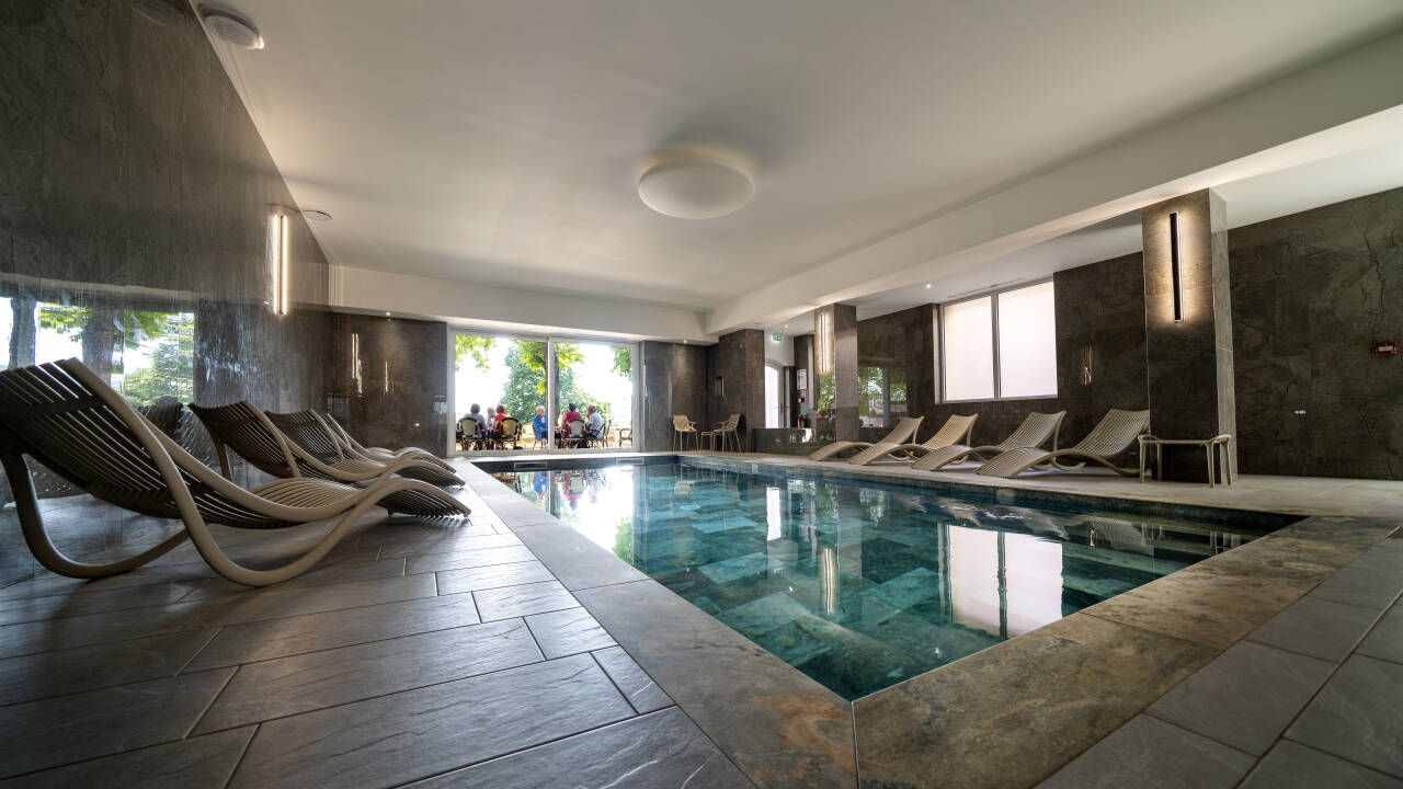 Pool, bastu och hamam – allt du behöver för att varva ner efter en dag i Alsace.