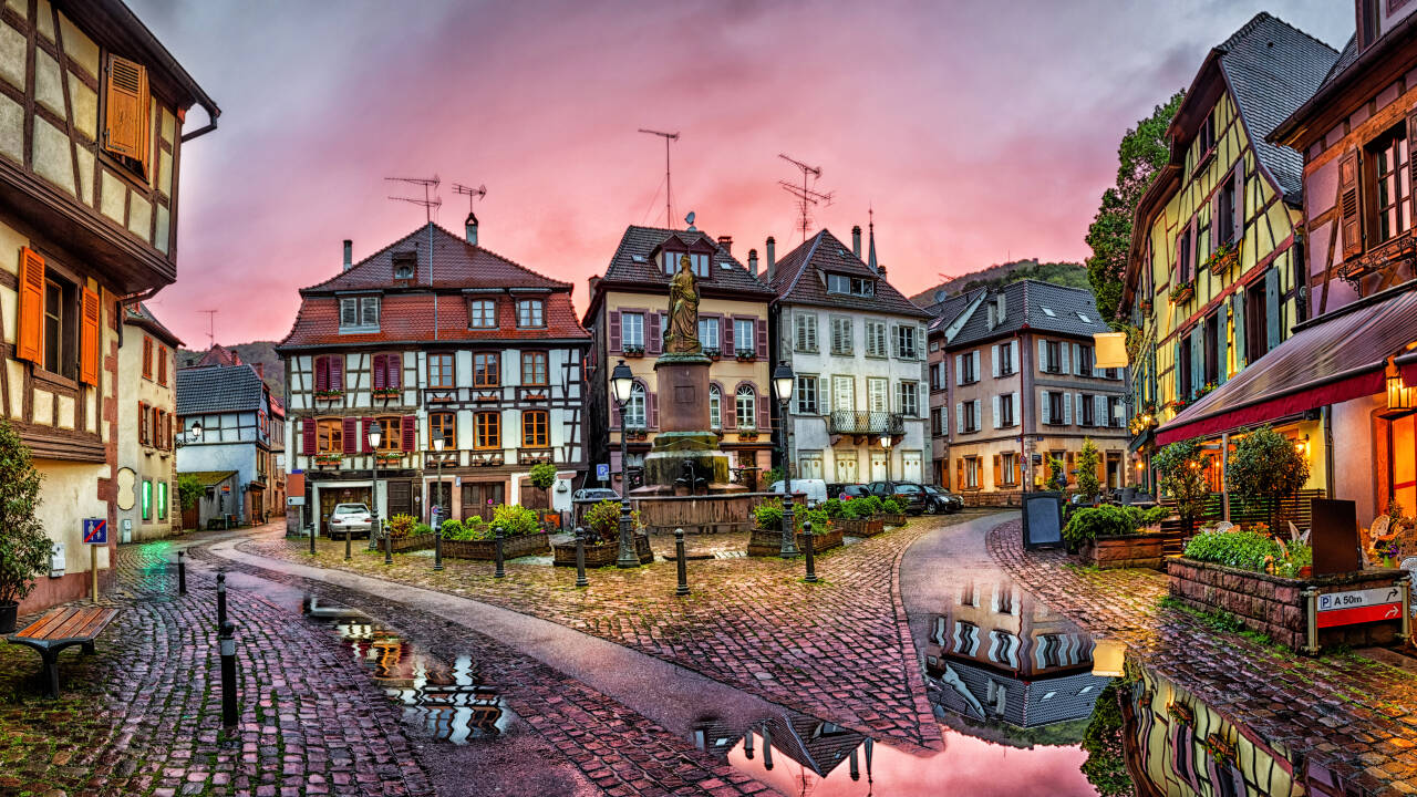 Discover some of the region's most beautiful villages; Ribeauville, Riquewihr and Eguisheim.
