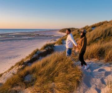 Oplev de brede sandstrande i Vestjylland tæt på.