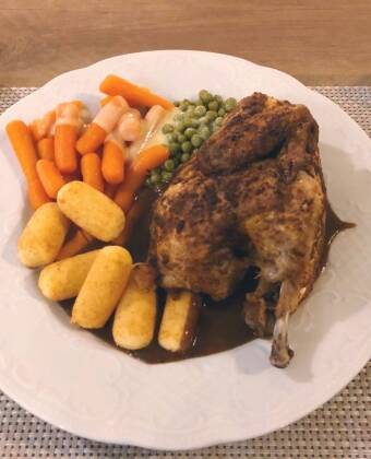 Dinner’s taken care of – savour a two-course meal without leaving the hotel.