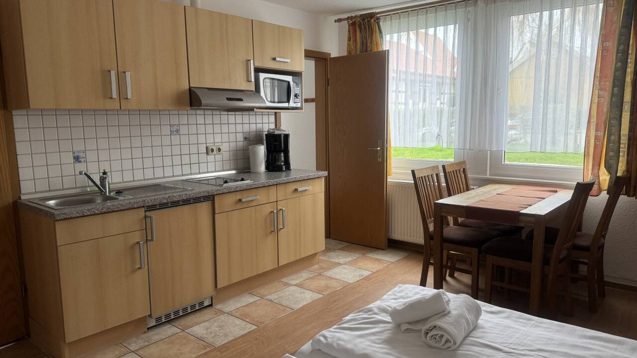 Die Anlage verfügt über großzügige Apartments mit voll ausgestatteten Küchen.