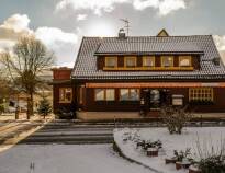 The building's history dates back to 1898, and is built in the traditional style typical of the Harz region.