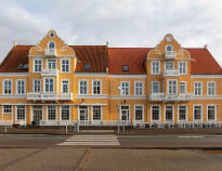 Machen Sie Urlaub im Skagen Hotel, an der Spitze Dänemarks, wo sich Skagerak und Kattegat treffen.
