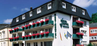 Rheinhotel Rüdesheim is perfectly positioned near the Rhine promenade in one of Germany’s most famous wine regions.