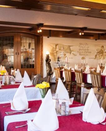 Für Ihr leibliches Wohl ist mit Frühstück, Mittag- und Abendessen bestens gesorgt.