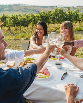 The Middle Rhine region is also a wine-growing area with many wine bars and wine-tasting opportunities.