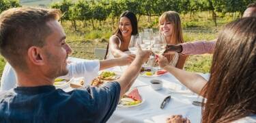 The Middle Rhine region is also a wine-growing area with many wine bars and wine-tasting opportunities.