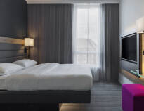 Moxy Copenhagen erbjuder hög kvalitet vilket märks på allt från design till standarden av komfort och service.