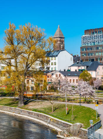 Das ProfilHotels President Norrköping begeistert mit seiner ausgezeichneten Lage im Zentrum von Norrköping.