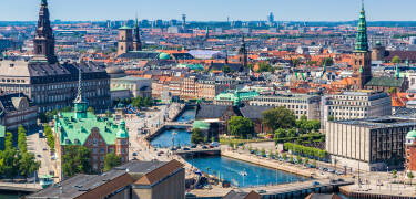 Cabinn Copenhagen har en central placering i København.