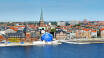 Das Cabinn Aarhus hat eine zentrale Lage in Aarhus, direkt am Wasser, nahe der Kathedrale und des Latinerkvarters.