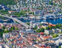 Hotellet är centralt beläget i den vackra och idylliska staden Bergen.