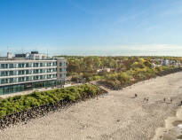 Baltivia Sea Resort in Mielno is located directly on the Baltic Sea, where you can walk to a scenic beach.
